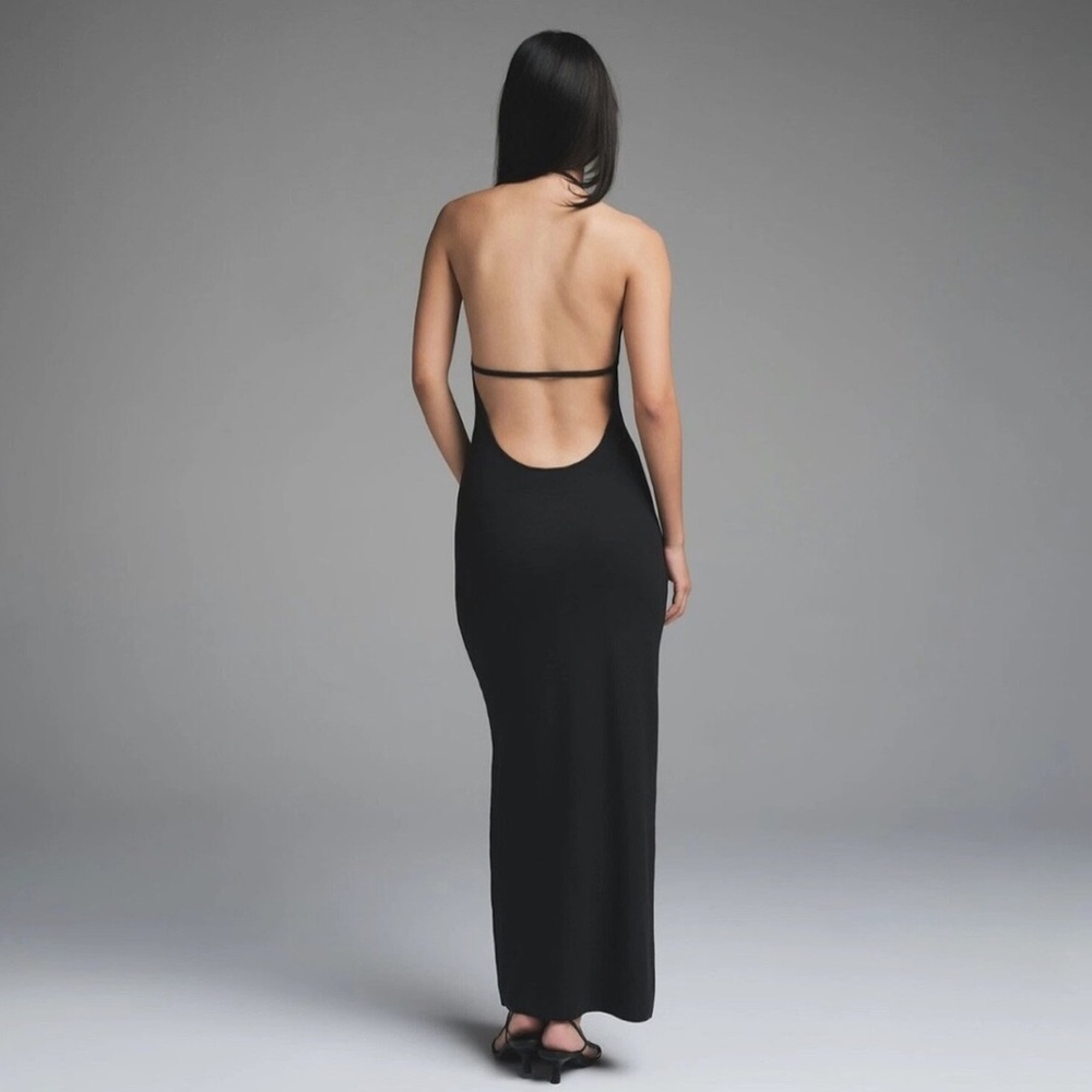 SKIMS Cloud Halter Long Dress New With Tags